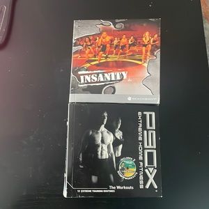 P90X and Insanity workout programs. Complete dvd sets.